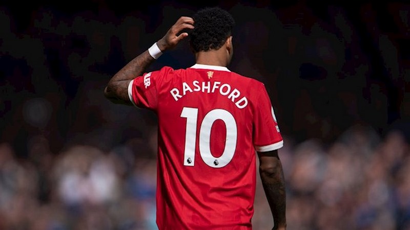 Số áo Rashford - số 10 tượng trưng như hạt giống tiềm năng trên sân cỏ
